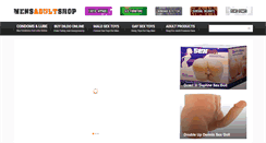 Desktop Screenshot of mensadultshop.com